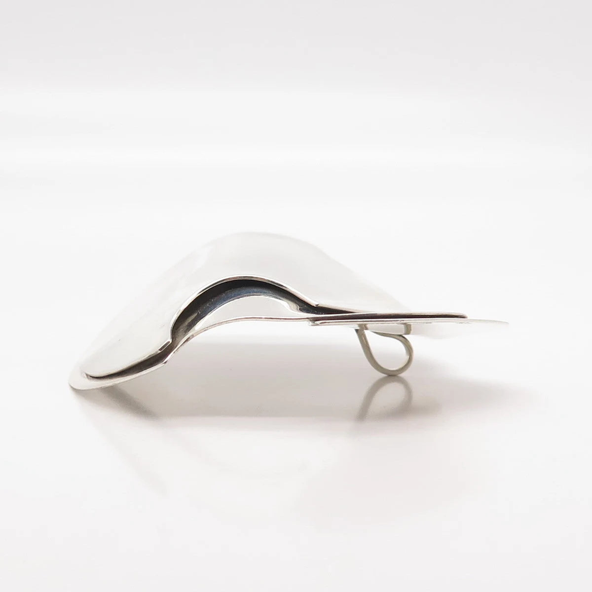 925 Sterling Silver Vintage Mexico John Rake Modernist Slide Pendant