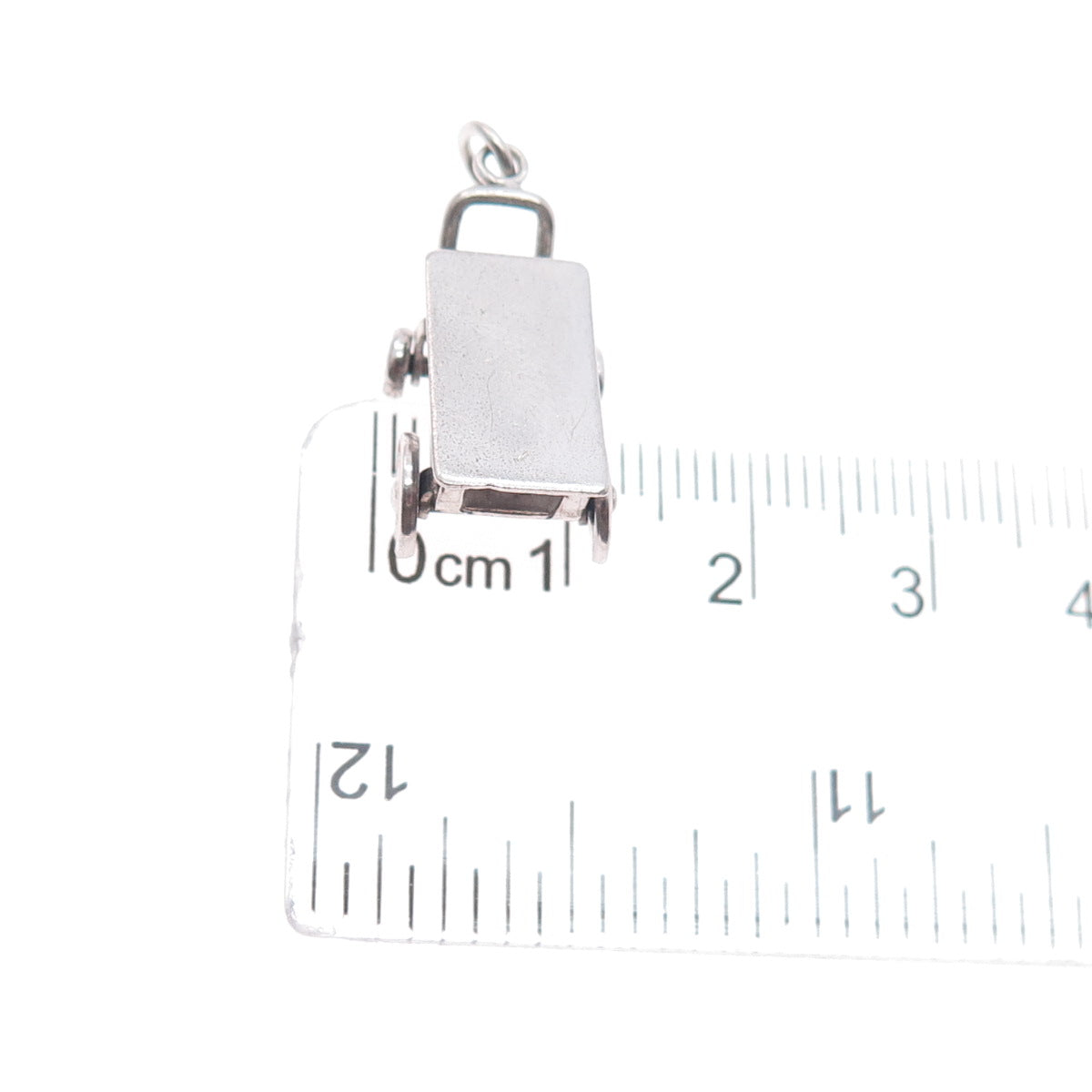 925 Sterling Silver Antique Art Deco Wagon / Trolley Mini 3D Charm Pendant