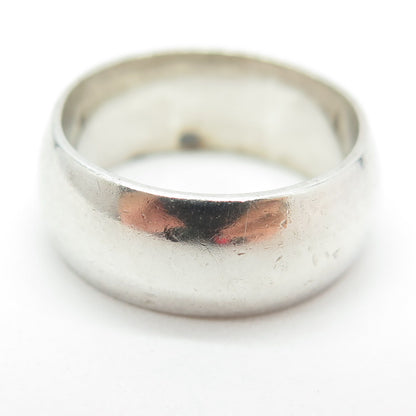 925 Sterling Silver Vintage Classic Band Ring Size 7.75
