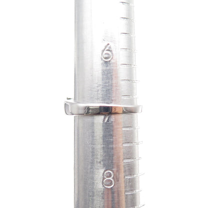 925 Sterling Silver Pear-Cut Purple & Round-Cut White C Z Ring Size 7