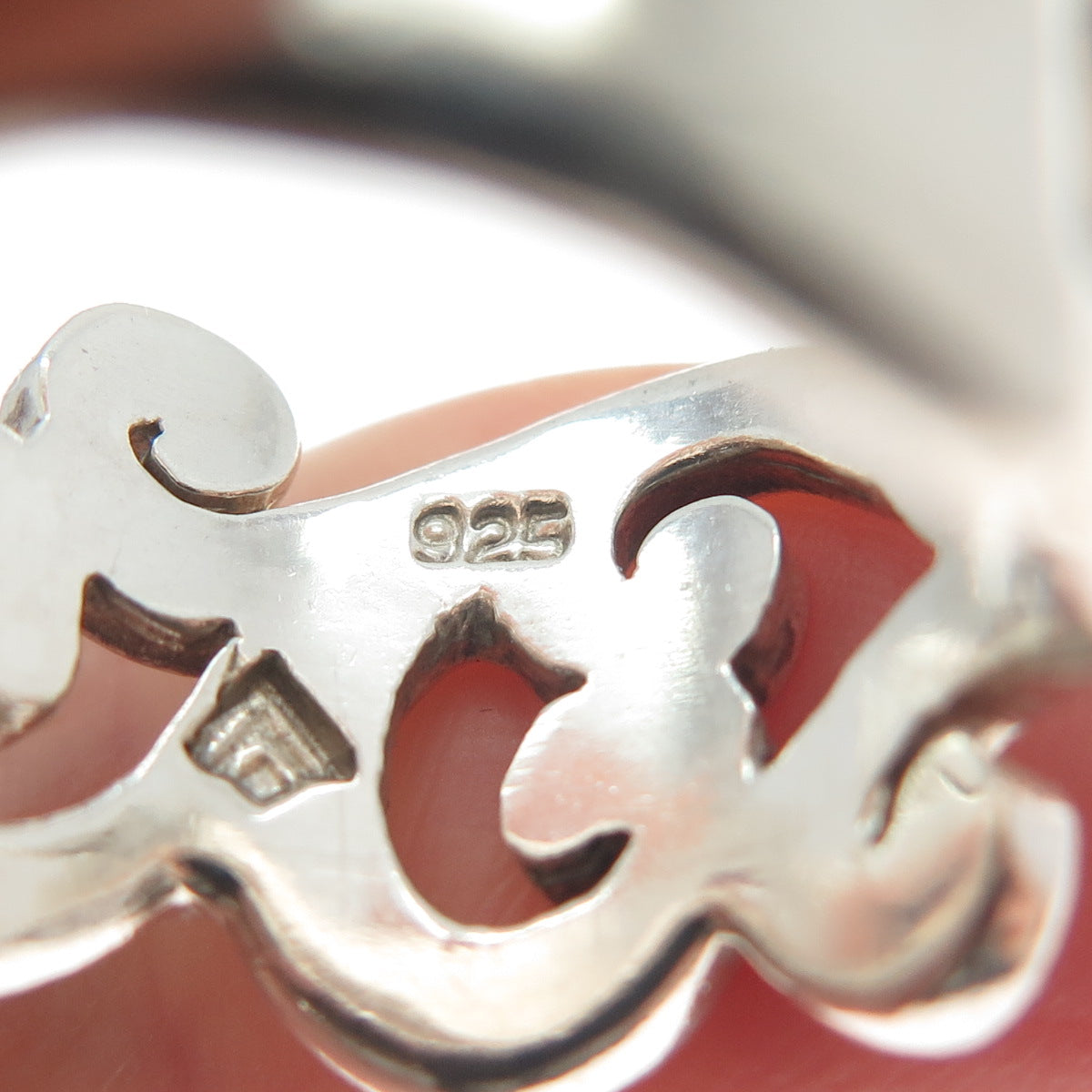 SILPADA 925 Sterling Silver Vintage Modernist Swirl Ring Size 8.75