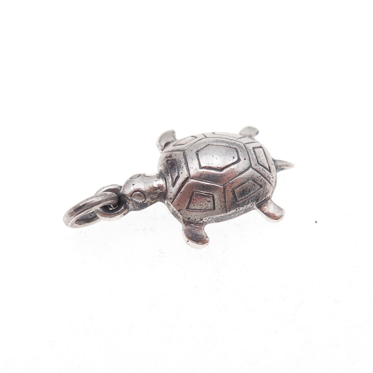 Georg Jensen 925S Sterling Silver Vintage Denmark Turtle Good Luck Charm Pendant