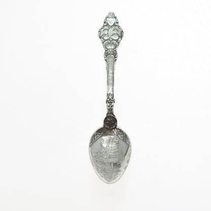 Moore & Leding 925 Sterling Silver Antique Art Deco Mount Vernon Coffee Spoon