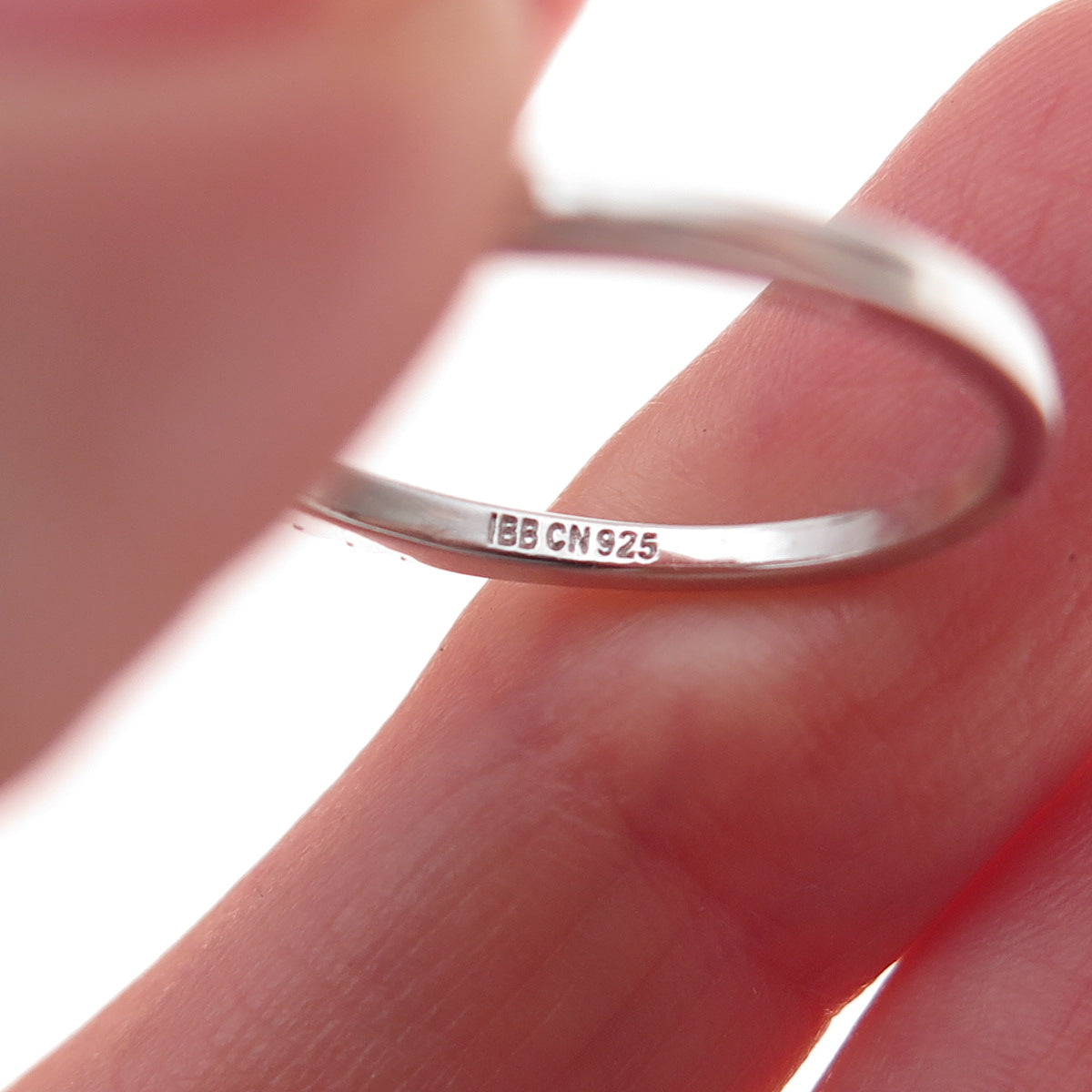 925 Sterling Silver Round-Cut C Z Engagement Ring Size 7.25