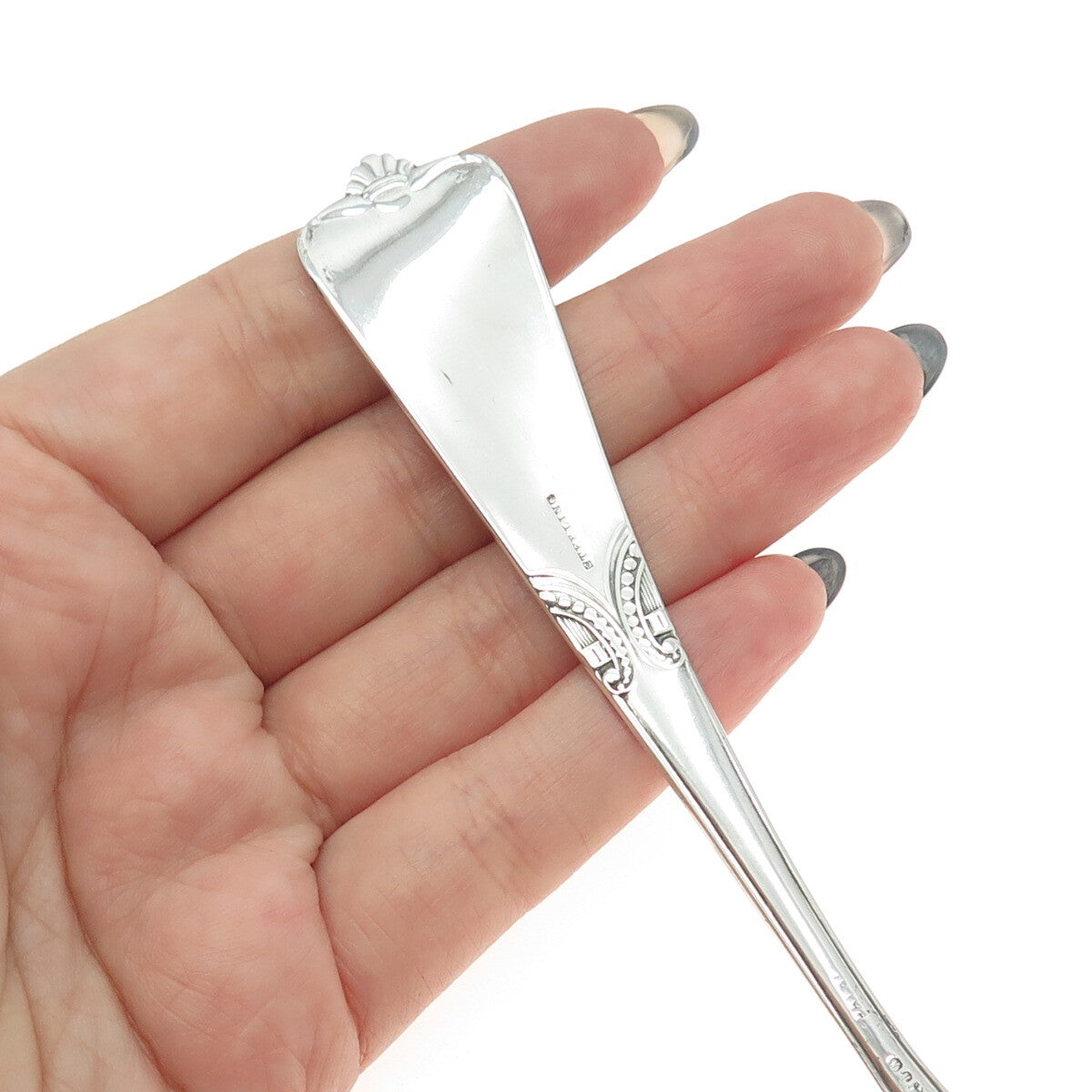 GORHAM 925 Sterling Silver Antique Victorian 1880 Domestic Cream Ladle