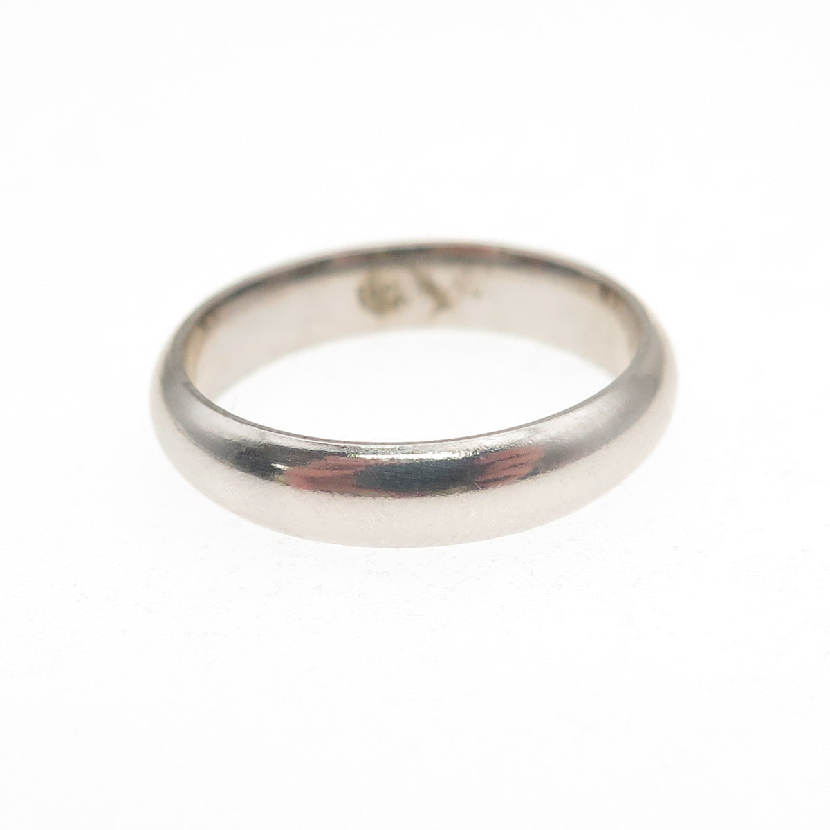 925 Sterling Silver Vintage Classic Wedding Band Ring Size 6.25