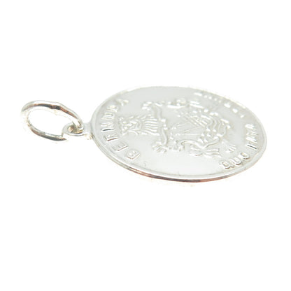 PAYTON, PEPPER & SONS LTD 925 Sterling Silver Vintage Birmingham Bermuda Pendant