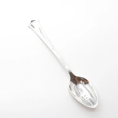 925 Sterling Silver Antique Art Deco R. Wallace & Sons Mfg. States Cities Spoon