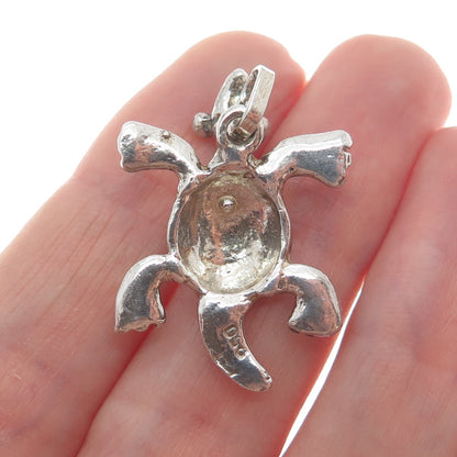 950 Silver Vintage Lizard Minimalist Pendant