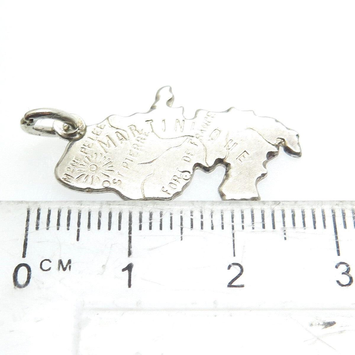 925 Sterling Silver Vintage Martinique French West Indies Charm Pendant