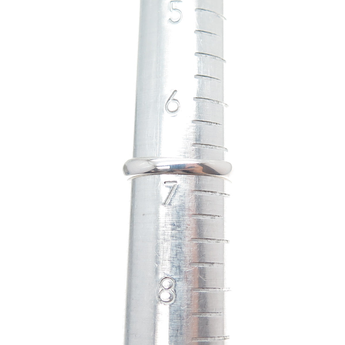 925 Sterling Silver Round-Cut C Z Promise Ring Size 6.75