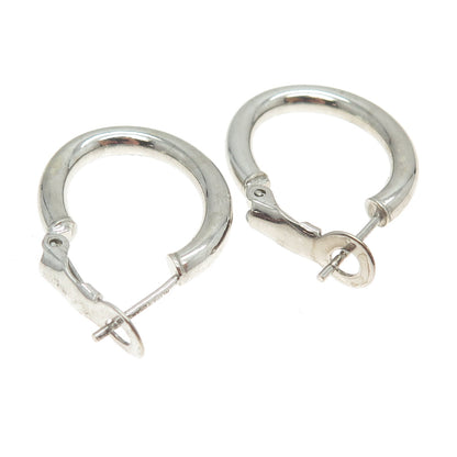 925 Sterling Silver Hoop Earrings