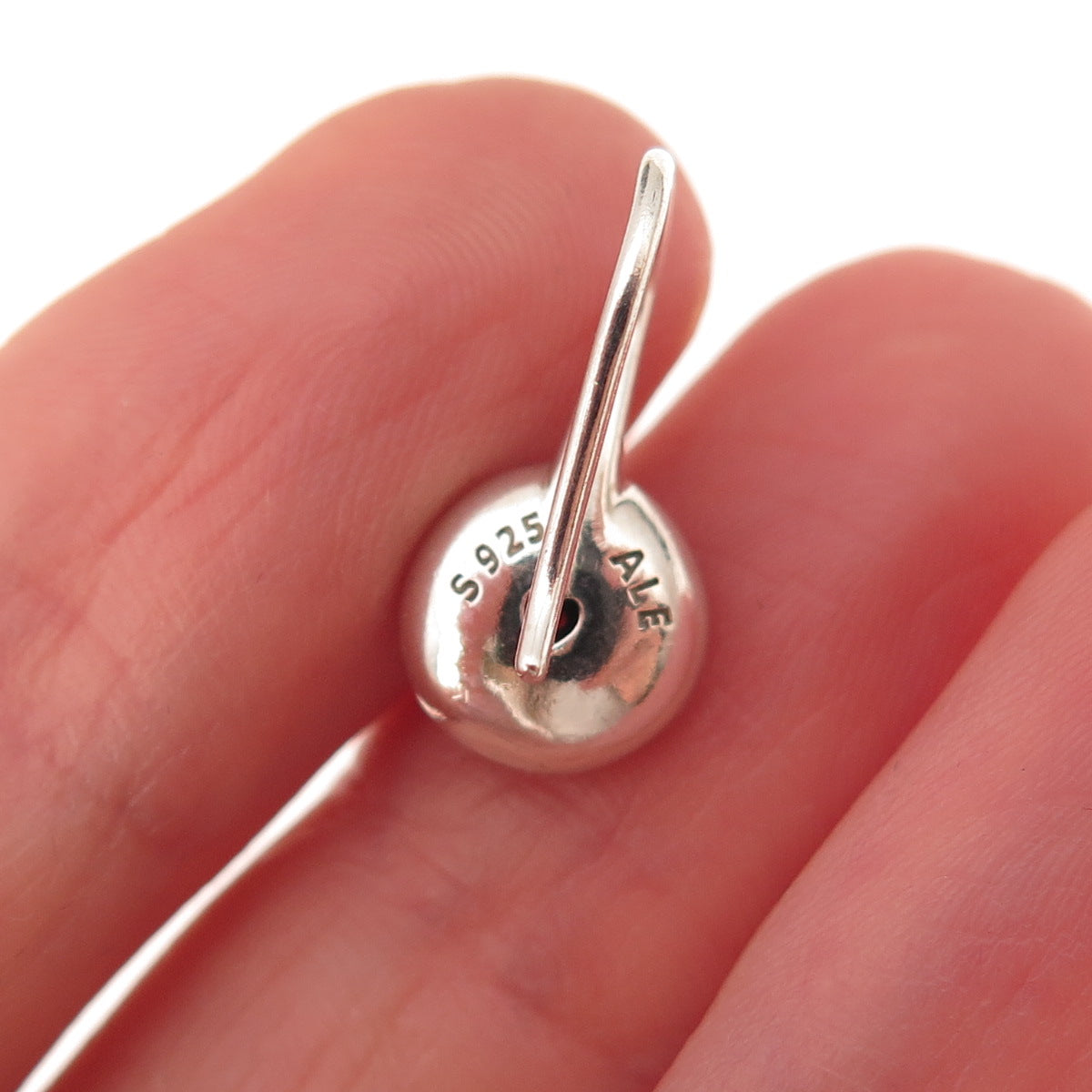 Pandora 925 Sterling Silver Round-Cut C Z Earrings
