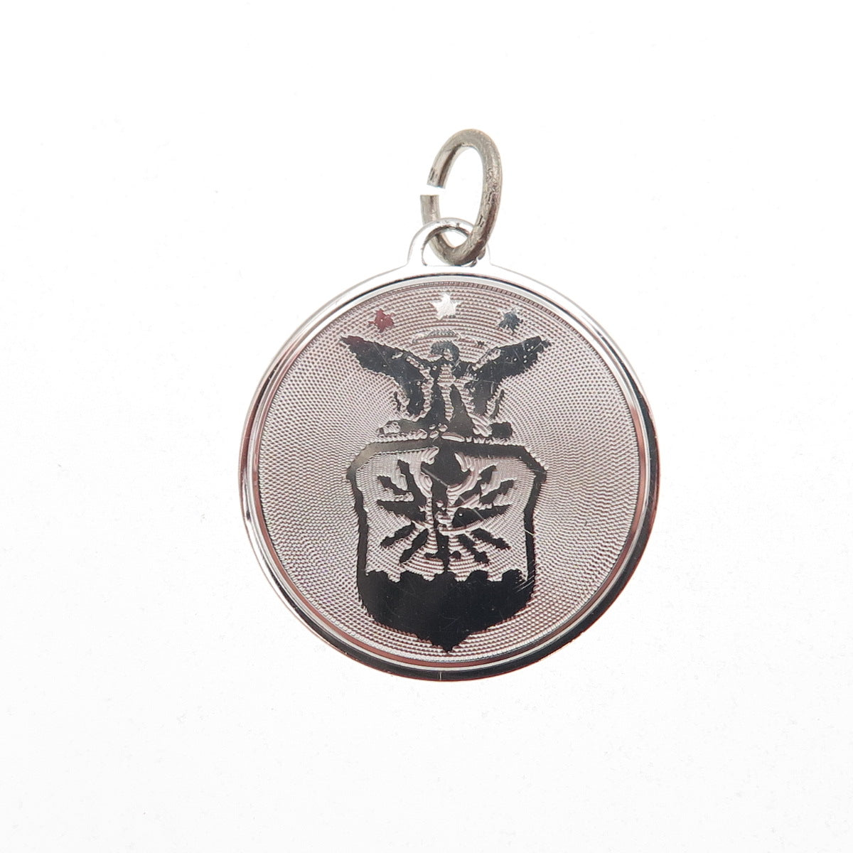 BEAU 925 Sterling Silver Vintage US Air Force Mini Charm Pendant