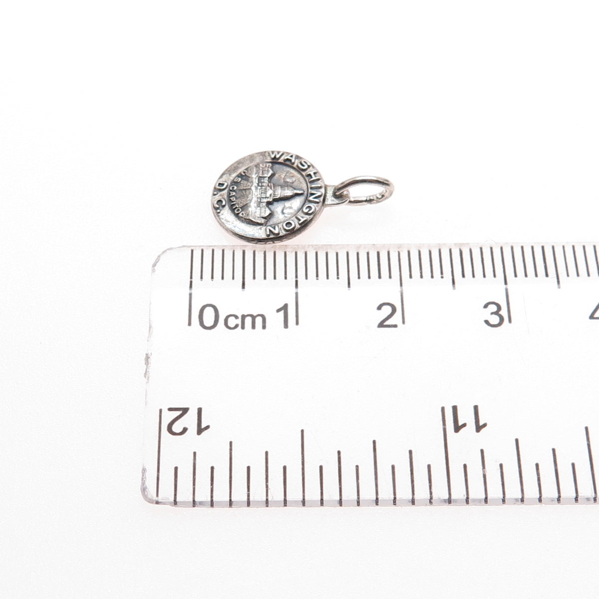BATES & KLINKE 925 Sterling Silver Vintage US Capitol Washington DC Mini Pendant
