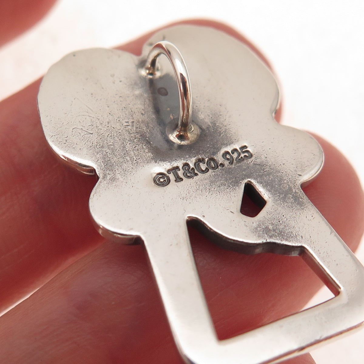 Tiffany & Co. 925 Sterling Silver Vintage Aries Zodiac Sign Slide Charm Pendant