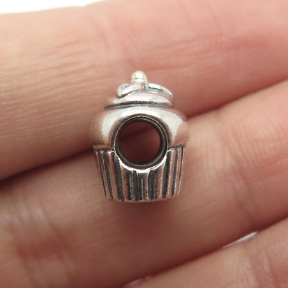 925 Sterling Silver Pandora Ornate Cake Bead Charm