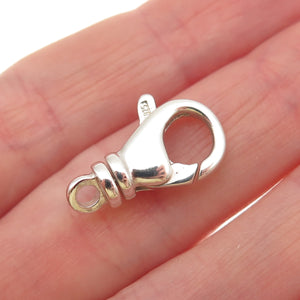 925 Sterling Silver Vintage Bracelet / Necklace Lobster Lock Clasp