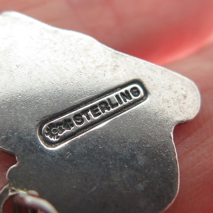 MAISELS INDIAN TRADING Sterling Silver Vintage South Carolina Mini Charm Pendant