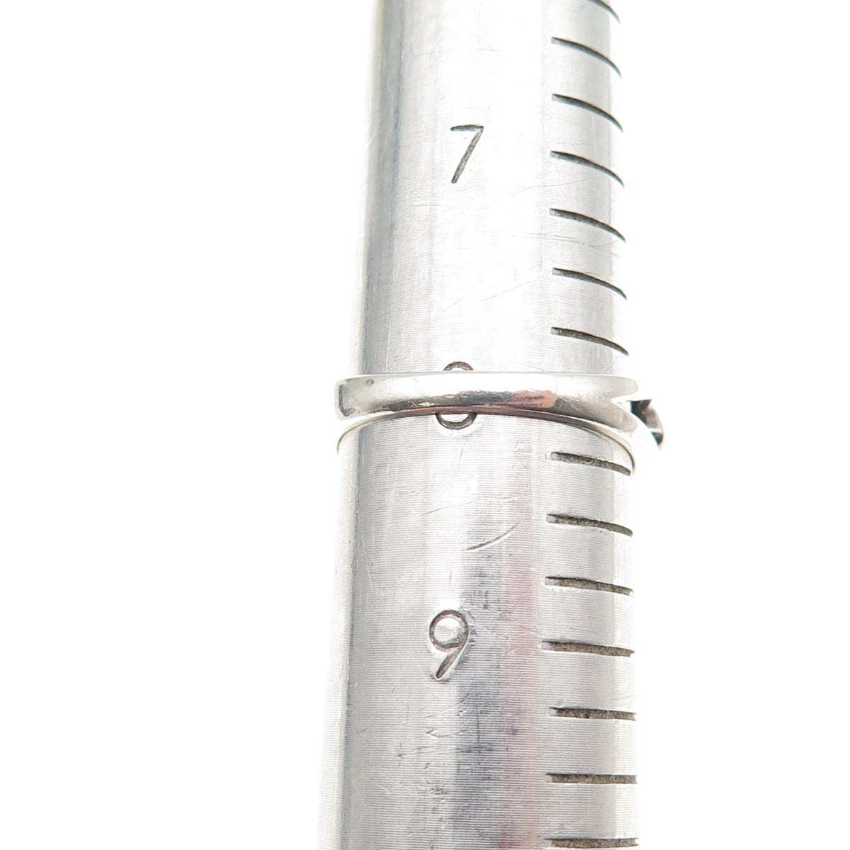 ROSS SIMONS 925 Sterling Silver Vintage Real Blue Topaz Oxidized Ring Size 8