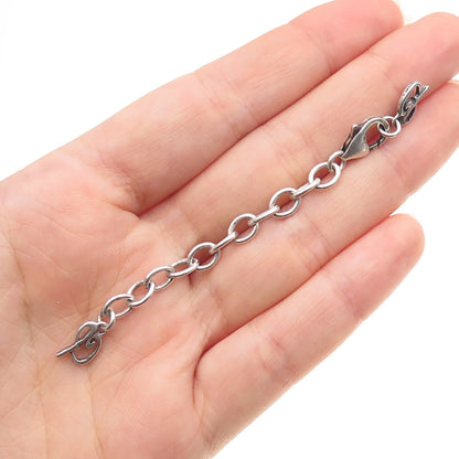 CAROLYN POLLACK 925 Sterling Silver Vintage Necklace Extender 3"