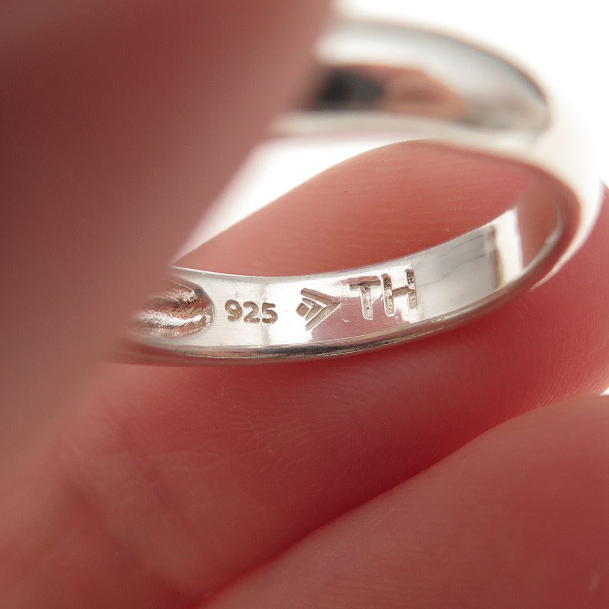 Silpada 925 Sterling Silver Vintage Bar Signet Ring Size 7.25