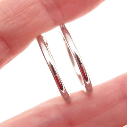 925 Sterling Silver Hoop Earrings