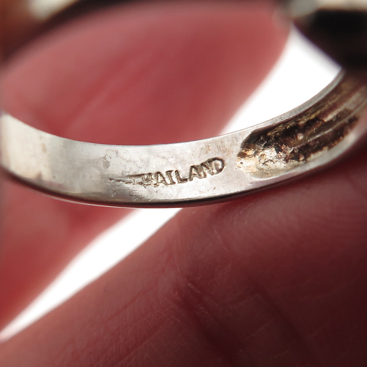 925 Sterling Silver Vintage Modernist Heart Ring Size 7.25