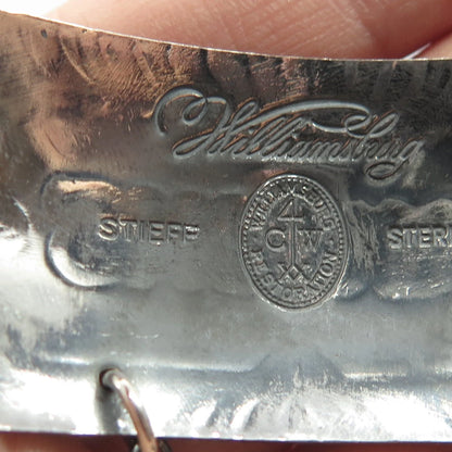925 Sterling Silver Vintage Stieff Williamsburg "Sherry" Bottle Tag