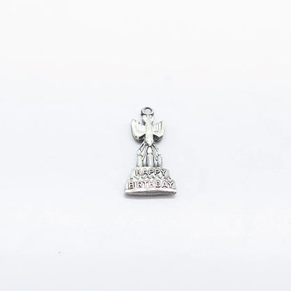 925 Sterling Silver Vintage Creed "Happy Birthday" Holy Ghost Pendant