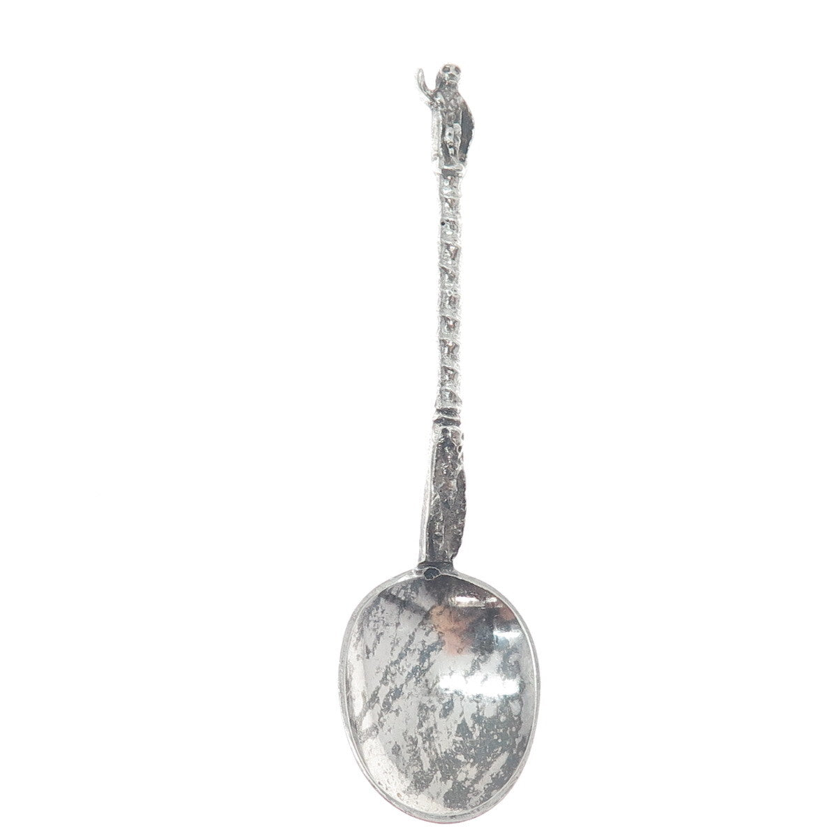 RINZE JANS SPAANSTRA 833 Silver Antique 19th Century Dutch Coffee Spoon