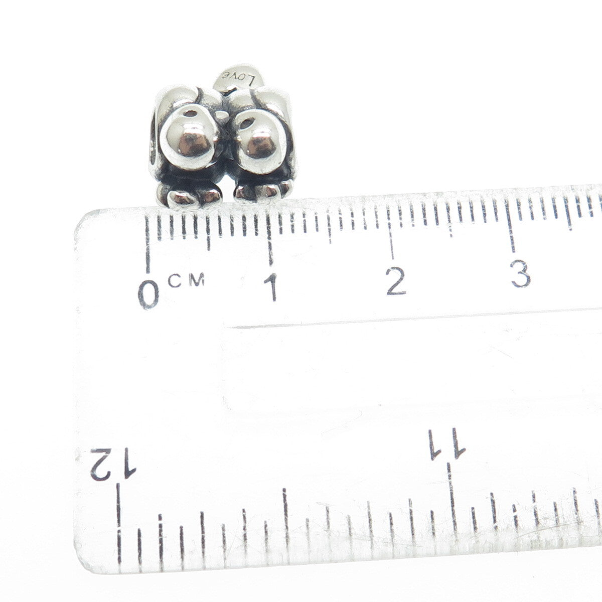 PANDORA 925 Sterling Silver Vintage Love Birds Bead Charm