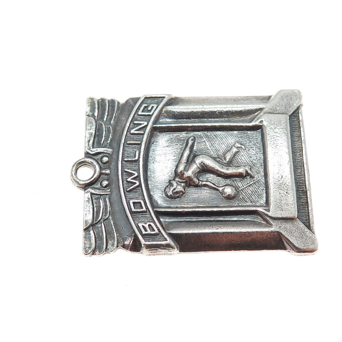 925 Sterling Silver Vintage KAAG Bowling MCWBA High Game Award Pendant