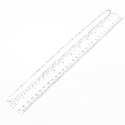 925 Sterling Silver Italy Figaro Chain Necklace 24"