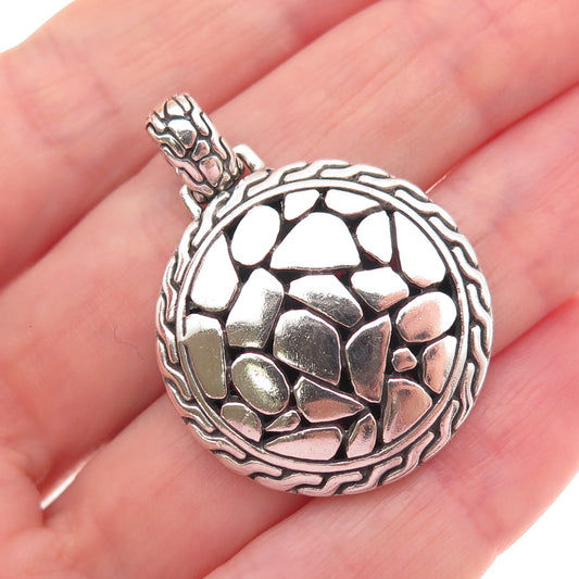 ATI Annika Witt 925 Sterling Silver Vintage Kali Modernist Charm Pendant