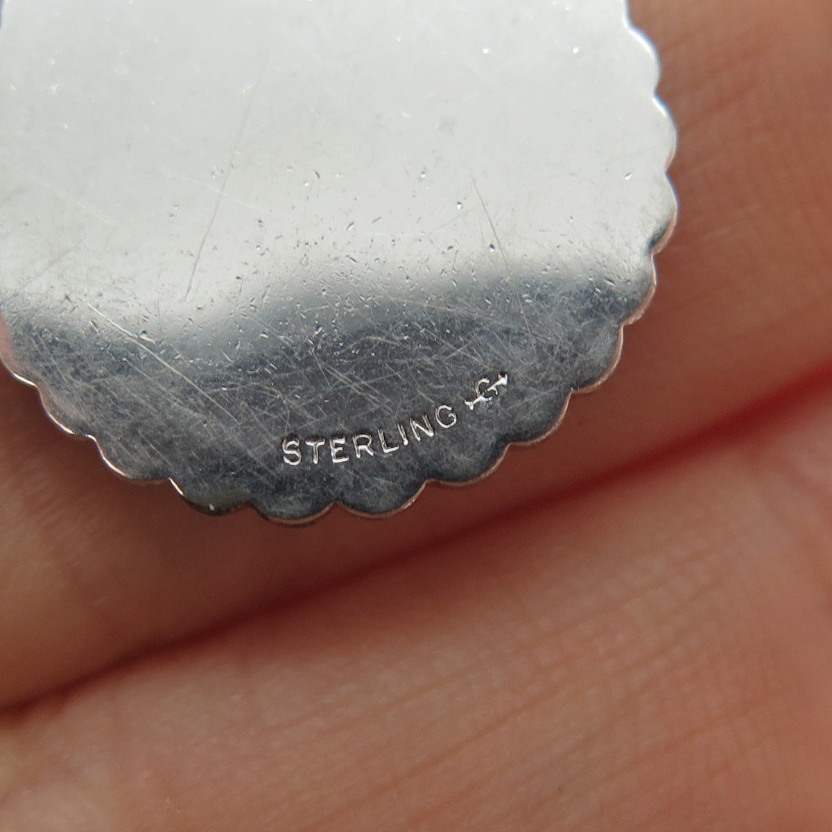 Griffith & Sons 925 Sterling Silver Vintage Enamel Acme Shear Mini Charm Pendant