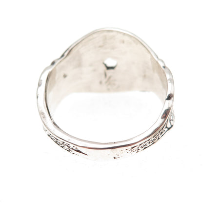 925 Sterling Silver Vintage Multi-Faith Pentagram Oxidized Ring Size 10