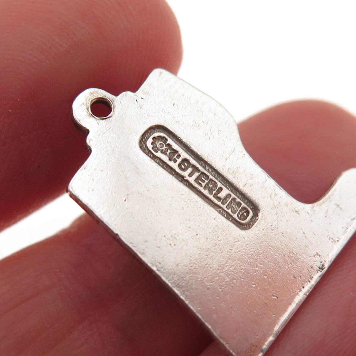 Maisels 925 Sterling Silver Vintage District of Columbia Oxidized Charm Pendant