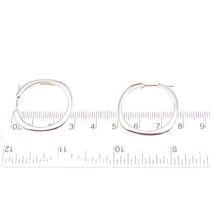 Tiffany & Co. 925 Sterling Silver Vintage Hoop Earrings