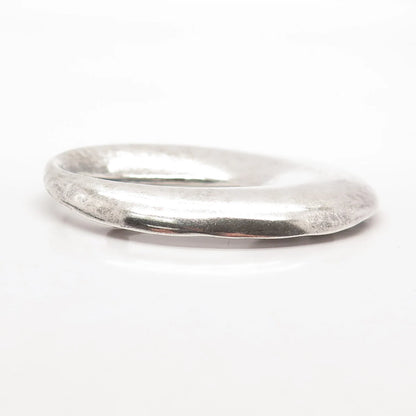 925 Sterling Silver Vintage Jezlaine Open Circle Pin Brooch