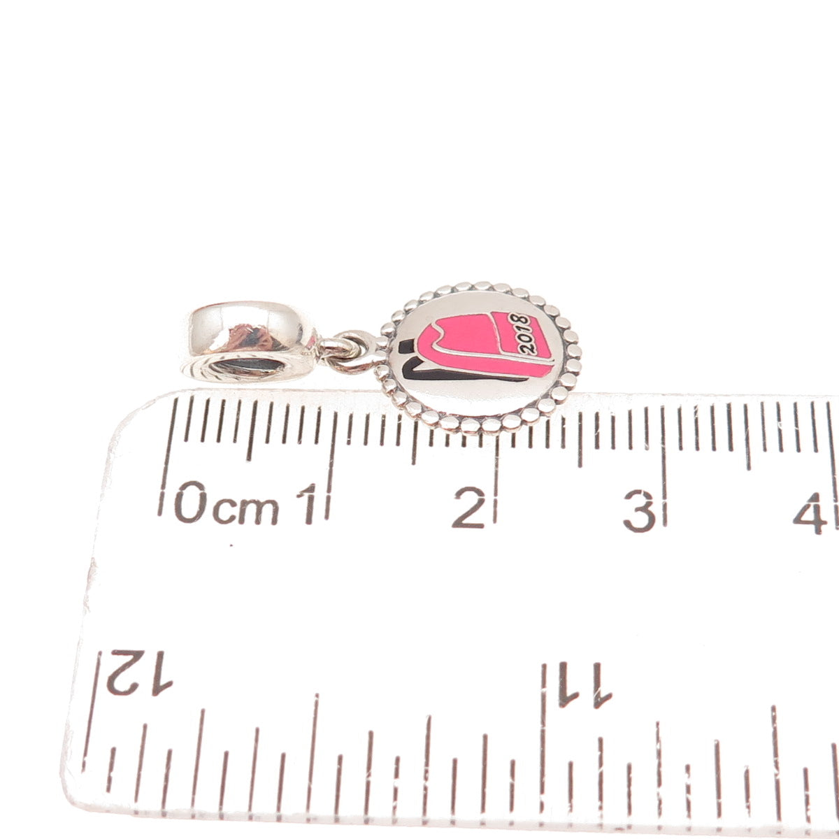 Pandora 925 Sterling Silver Enamel 2018 Backpack Dangle Charm