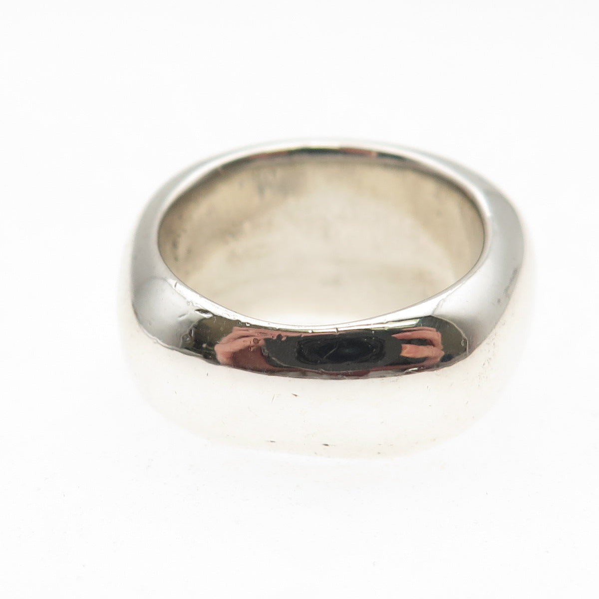 Rage 925 Sterling Silver Vintage Modernist Oxidized Ring Size 7