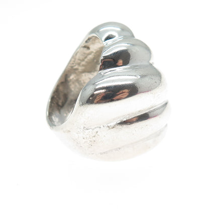 925 Sterling Silver Vintage Mexico Modernist Ring Size 7.5