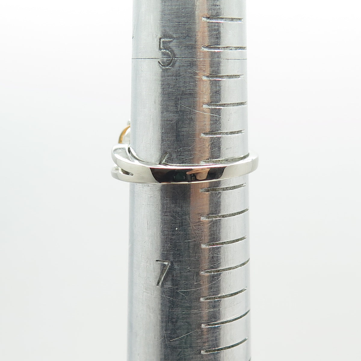 925 Sterling Silver Real Oval-Cut Citrine Ring Size 6.25