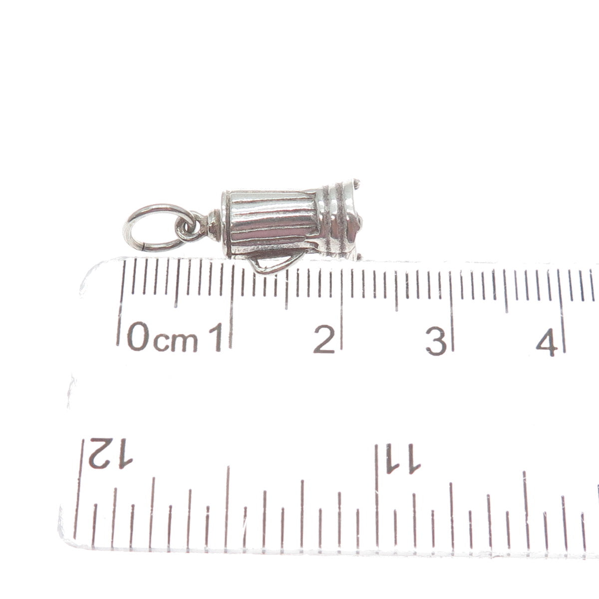 REO CO. 925 Sterling Silver Vintage Blender Minimalist 3D Charm Pendant