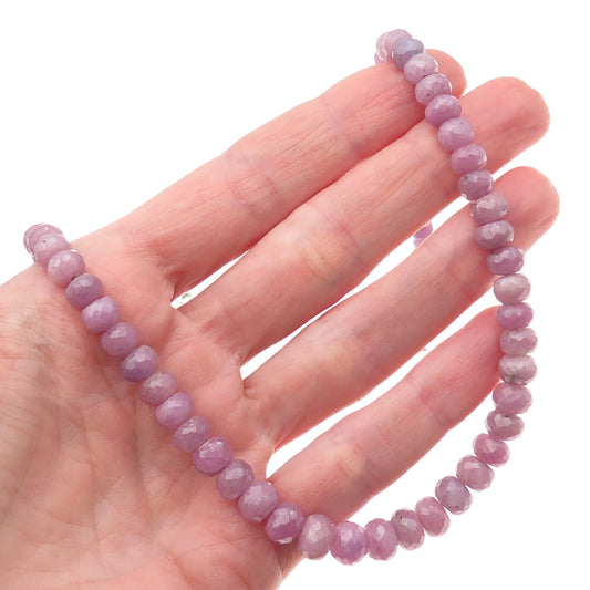 Jay King Desert Rose 925 Sterling Vintage Real Lavender Sapphire Necklace 18-20"