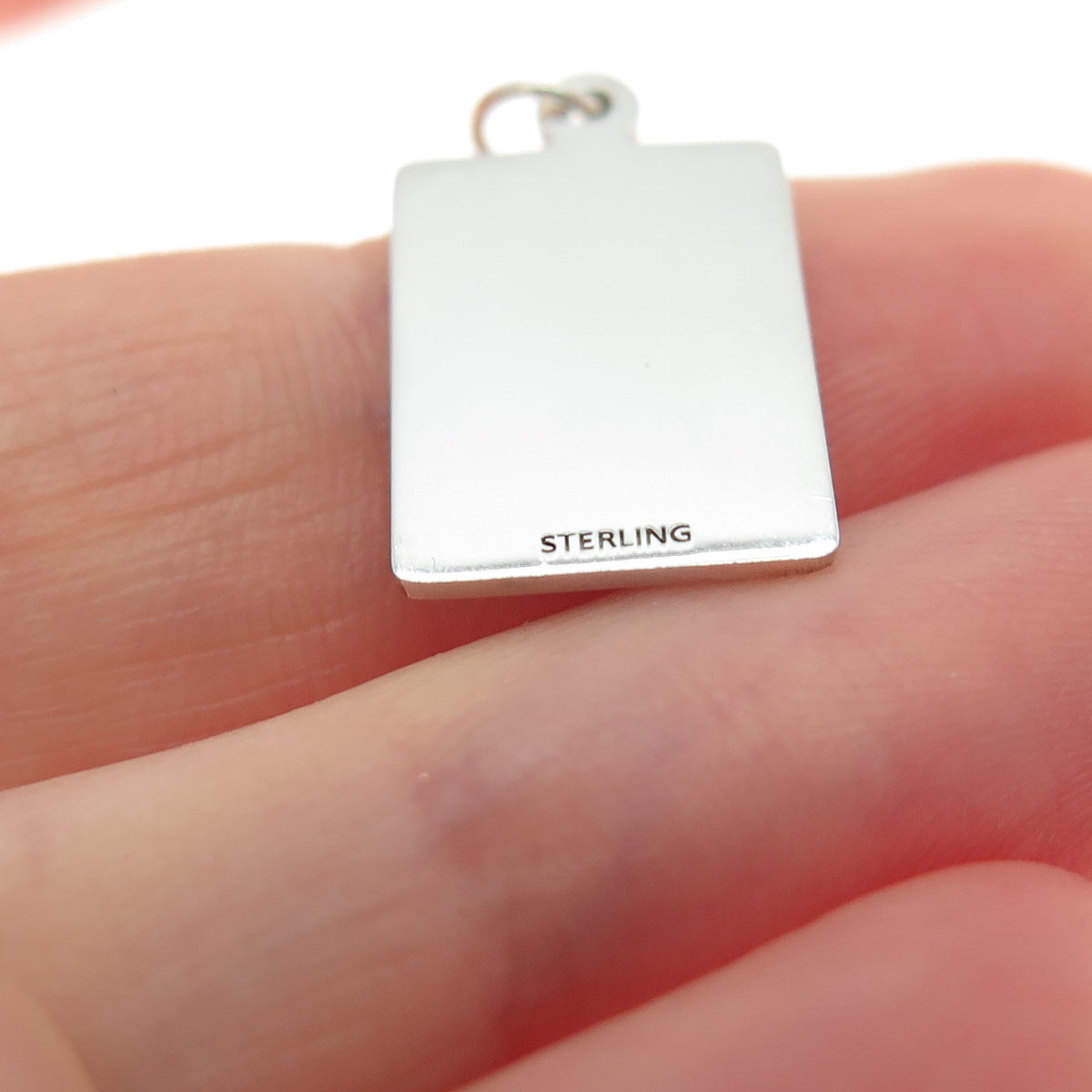 925 Sterling Silver Enamel I Already Have My Eyes On A Guy Minimalist Pendant