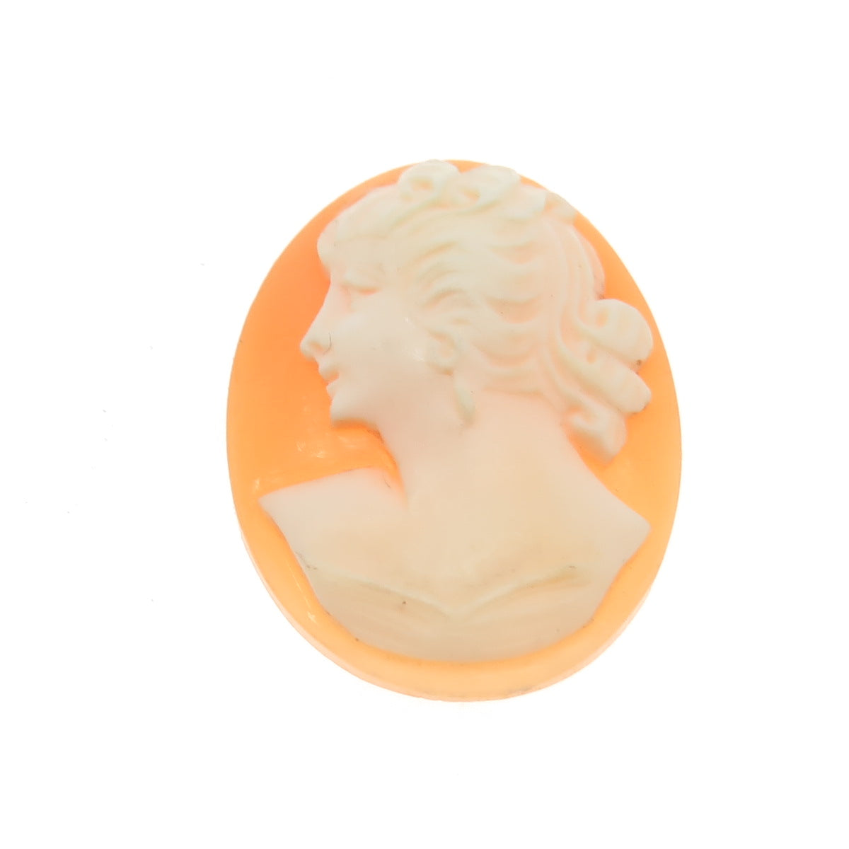 Antique Victorian Real Carved Mother-of-Pearl Lady Cameo