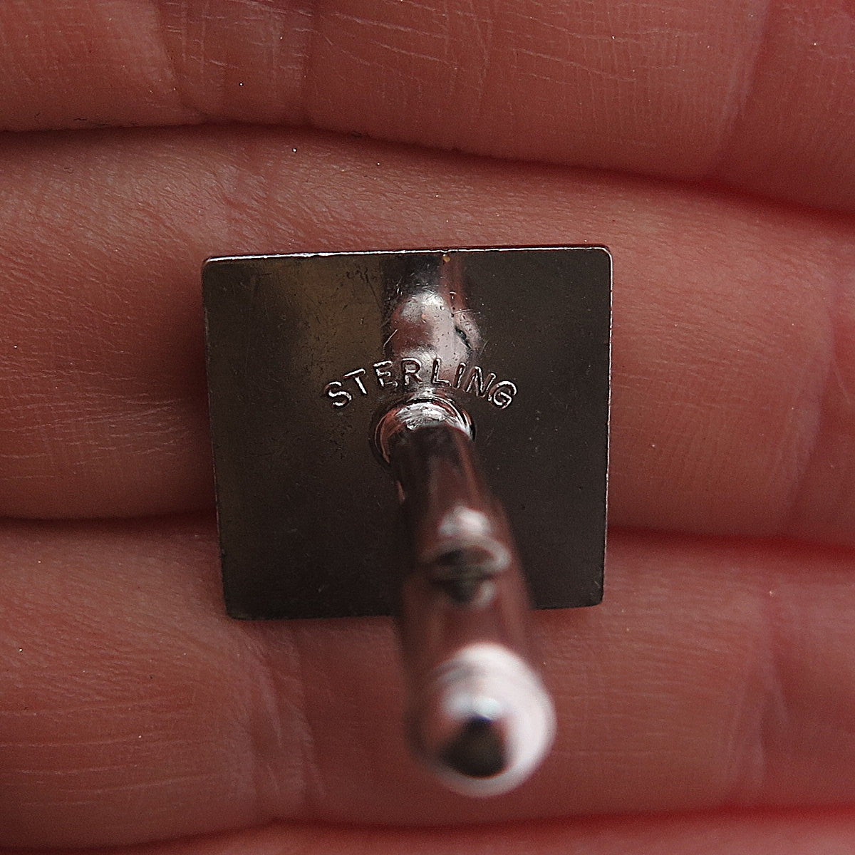 925 Sterling Silver Vintage Square Cufflinks