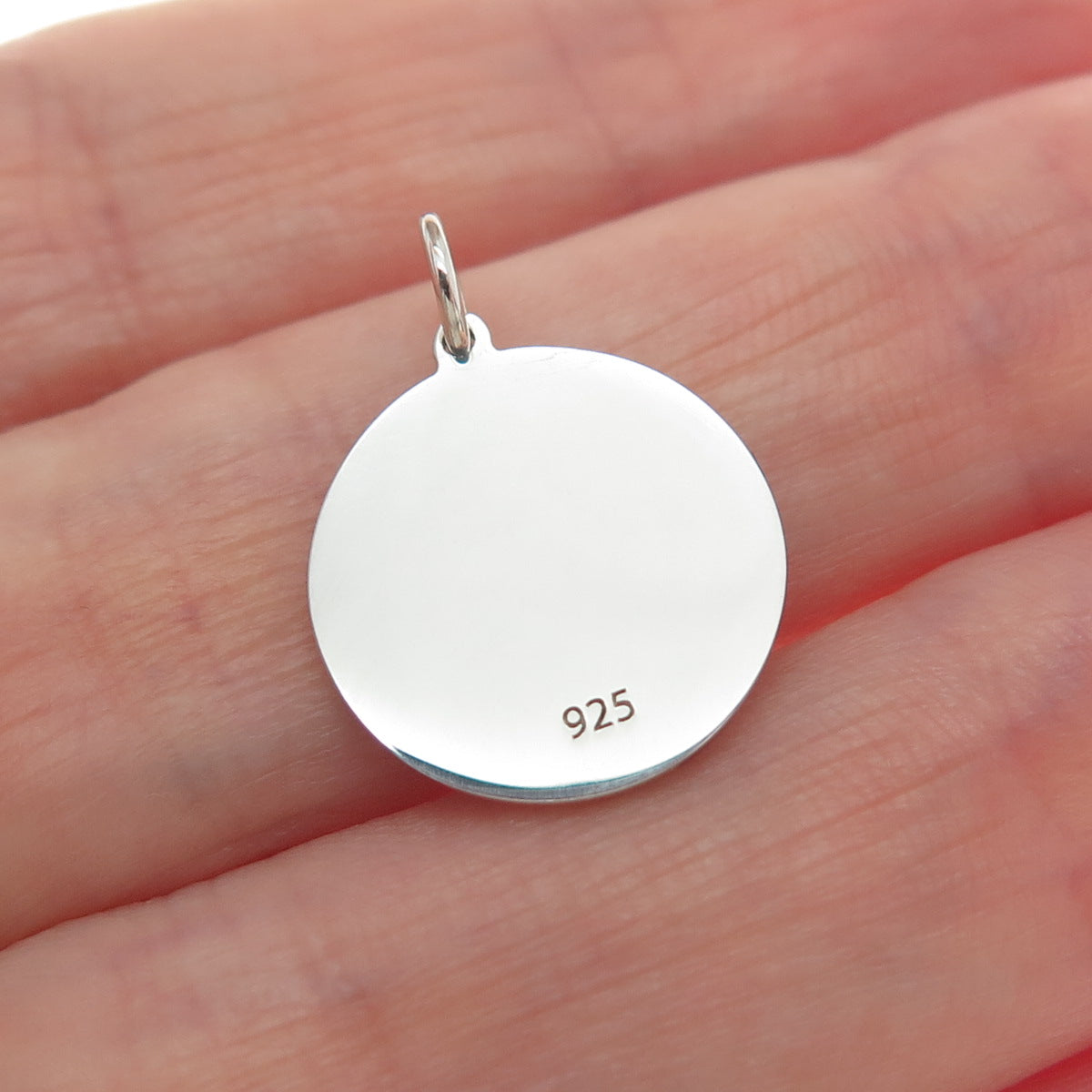 925 Sterling Silver Purple Enamel Dog & Cat Friendship Minimalist Charm Pendant